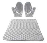 TYXHXTF Tapis de Repassage Tapis à Repasser, Coussin à Repassers pour Table, Nappe de Repassage Pliable pour Voyage et Maison, Couverture Résistante à la Chaleur, 48 x 85 cm