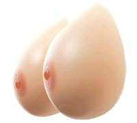 TYXYCYG Prothèses mammaires Auto-adhésives en Silicone pour Mastectomie pour travestis transgenres,M