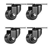 TYYCKJ 2Inch Nylon Industrial Casters with Double Brake Universal HeavyDuty Wheels for Smooth Mobility 1.5" 2" 2.5" 3" Options Available