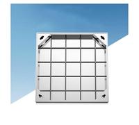 TYYCKJ Couvercle de Regard encastré en Acier Inoxydable - Design Invisible et affleurant pour extérieur, Cour, allée, Trottoir (60 x 60 cm)