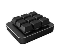 TYYMSMK Clavier 9 touches Mini programmable Plug and Play DIY Clavier pour PC Gaming Bureau Travail