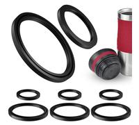 Tyywjw Lot de 8 joints d'étanchéité en silicone pour tasse de voyage Emsa Classic/Waves 0,36 l Travel Mug Grande 0,5 l Gobelet isotherme Joint torique de rechange pour couvercle de tasse à café