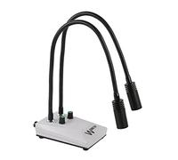 TYZK Accessoires pour microscopes Illuminateur de l'industrie LED Lampe à Double Cygne 6W 7500K for Microscope trinoculaire binoculaire Durabilité et Performances fiables