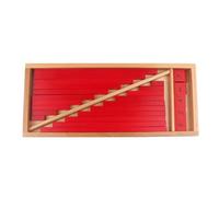 tyzqsm Bâtonnets de Petit Nombre Montessori, Aides Éducatives en Mathématiques pour Enfants,Red Stick