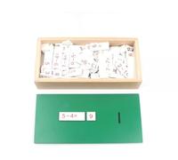 tyzqsm Boîte d'arithmétique mentale Montessori, Aides pédagogiques en Bois pour Les opérations mathématiques,Subtraction