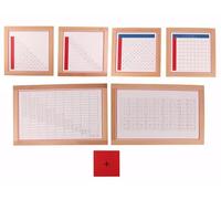 tyzqsm Planche de Correction de calcul Montessori, matériel de Jeux mathématiques Montessori,Addition