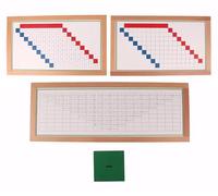 tyzqsm Planche de Correction de calcul Montessori, matériel de Jeux mathématiques Montessori,Subtraction