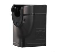 TZ70001 Adaptateur de lait pour cafetière Siemens EQ.9 - Kit de récipient externe avec raccord de tuyau - Passe au lave-vaisselle - Partie plastique noire