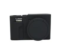 TZ99 Étui de protection en silicone souple ultra fin et léger pour appareil photo Panasonic Lumix DC-TZ99 (Noir)