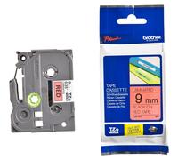 [TZe-421] BROTHER K7 Ruban Etiqueteuse TZe-421 - 9mm x 8m Noir sur Rouge