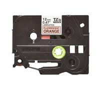 TZe-B31 - Noir sur orange fluorescent - Rouleau (1,2 cm x 5 m) 1 cassette(s) ruban laminé - pour Brother PT-D210, D600, H110; P-Touch PT-1005, 1010,