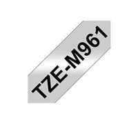 TZe-M961 - Noir sur argent mat - Rouleau (3,6 cm x 8 m) 1 cassette(s) ruban laminé - pour P-Touch PT-3600, 550, 9200, 9400, 9500, 9600, 9700, 9800,