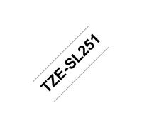 TZe-SL251 - Auto-adhésif - noir sur blanc - Rouleau (2,4 cm x 8 m) 1 cassette(s) ruban laminé - pour P-Touch PT-D800W, PT-E550WSP, PT-E550WVP,