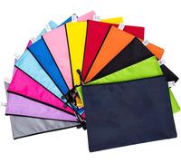 Tzf-12 Pièces A4 Pochette Document, Étanche Pochette Document, Pochettes À Dossiers, Tissu Oxford Document Pochette, Pour L'école, Le Bureau, Les Devoirs, Les Cosmétiques, Le Stockage Des Reçus