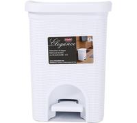 Tzf-2075920 Elegance Corbeille Blanc Plastique 21 X 21 X 28 Cm