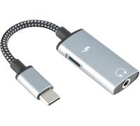 Tzf-Adaptateur Usb C Vers 3.5mm 2 En 1 Prise Charge Rapide Pd 30w Adaptateur Usb Type C Audio Avec Dac Compatible Avec Iphone Samsung Galaxy S23/S22/S21 Ipad Pro Huawei P40/P30/Mate 40 Audio Hifi