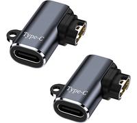 TZF-Adaptateur USB C vers Garmin (Lot de 2), Connecteur Câble Chargeur Type C Transfert de Données Compatible avec Garmin Watch Fenix 7 6S 6 Sq, Port Latéral