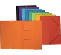 Tzf-Bantex 400087828 Lot De 10 Chemises En Carton Pressé Avec Caoutchouc Violet Format A4