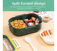 Tzf-Boîte À Lunch De 1930 Ml, Dernière Conception, Porte-Déjeuner, Bento Box Adaptée Au Micro-Ondes Et Au Lave-Vaisselle, Porte-Repas Chauffant, Schiscetta Déjeuner Pour Enfants, École, Bureau