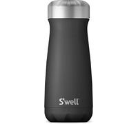 Tzf-Bouteille De Voyage, Black Onyx, 470ml. La Bouteille De Voyage Isolée Sous Vide Garde Les Boissons Froides Et Chaudes - Bouteille D'eau En Acier Inoxydable Sans Bpa