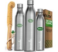 Tzf-Bouteille Isotherme Cafe Inox 500ml, Goupillon Bouteille D Eau, 26h Eau Froide, Sans Bpa, Randonnée, Camping, Papa, Femme, Thermos Café - Gourde Isotherme Reutilisable