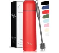 Tzf-Bouteille Isotherme En Acier Inoxydable - 1l, 750ml, 500ml - Thermo Double Paroi, Sans Bpa, Transport Café, Thé, Eau (Rouge, 1000 Ml)