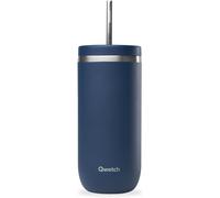 Tzf-- Cold Cup Isotherme 600 Ml Bleu Marine- 24h Glacé & 12h Froid - Inox Recyclé, Anti-Éclaboussure - Idéale Pour Boissons Fraîches, Bubble Tea Et Café Glacé