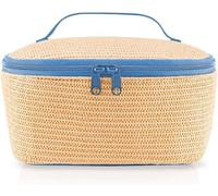 Tzf-Coolerbag S Pocket - Sac Isotherme Avec Dessus En Bouteilles Pet Recyclées - Idéal Pour Le Déjeuner En Déplacement, Raffia Blue, S, Sac Isotherme