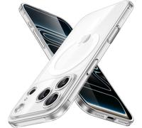 Tzf-Coque Magnétique Fine Pour Iphone 17 Pro 6,3 Pouces Compatible Avec Magsafe, Objectif Caméra Protection Complète, Étui Housse Transparente Protectrice Ultra Mince Légère (Transparente)