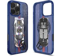 Tzf-Coque Pour Iphone 16 Pro Max, Ultra Hybrid T Magfit, [C11 Series Lemans Edition] [Bouton Camera Control Couvert] [Magsafe Compatible] [Effet 3d Hexa-Couches] 6,9 Pouces - C11 Lemans