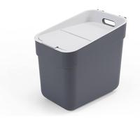 TZF-CURVER Ready to Collect Poubelle de recyclage 100% recyclée Gris foncé Couvercle gris clair 20 l