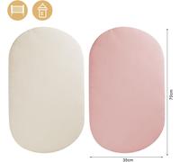 Tzf-Drap-Housse 70 X 35 Cm, Pour Lit D'appoint, Poussette, Housse De Matelas, Pour Poussette, Nid De Bébé, Drap De Lit De Bébé, Accessoires Pour Berceau