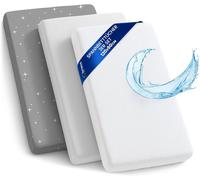 Tzf-Drap Housse Cododo Pour Nacelle Ensemble De 2 Draps Lot De 3 : 120 X 60 Cm Avec Protege Matelas Impermeable - Alese Bebe Compatible Avec Berceaux Landeau Couffin Et Poussette Enfant