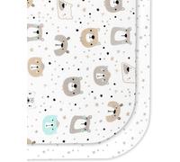 Tzf-Draps Housse Couffin Et Nacelle 35x75 Cm, Parure 2 Pcs 100% Coton - 2 Drap Housses Protégé Matelas Compatible Avec Tous Les Berceau Couffin Et Nacelle Ronde Et Ovale