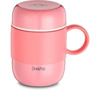 Tzf-Drinkpod Lgb-280p Mug Isotherme, Acier Inoxydable, Rose, 280ml - 12 Cm X 8 Cm X 12 Cm