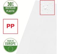 Tzf-Esselte - 18203 - Chemise Coin En Polypropylène Grainé - A4 - Capacité De 40 Feuilles - Transparent