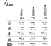 Tzf-Futura Thermal Sheet, 0.35 Litres, Bpa-Free, Reusable, Recyclable Slim Opening Bouteille Isotherme 0,35 L Unisexe