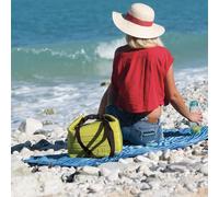 Tzf-, Grand Sac Isotherme A/Compartiment Fraicheur Handy, (Bag) 30 X 18 X H30 Cm; (Container) 19,6 X 19,6 X H7 Cm - 1400 Cc, Ocre