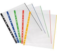 Tzf-Herlitz 10914414 Pack De 50 Pochettes Transparentes A4 Avec Bord De Couleur 0,07 Mm (Import Allemagne)