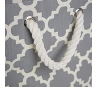 Tzf-Home Essentials Polyester, Gray Lattice, Taille M