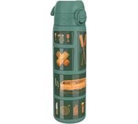 Tzf-Ion8 Gourde Isotherme Inox, 500ml, Anti-Fuite, Facile À Ouvrir, Verrouillage Sécurisé, Lavable Au Lave-Vaisselle, Poignée De Transport, Facile À Nettoyer, Acier Inoxydable, Motif Pêche