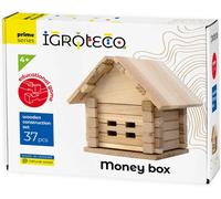 TZF-Jouet De Construction 37 Pièces Ekopia Coffre-Fort Jouet Naturel Educatif et Instructif pour Enfants 4+