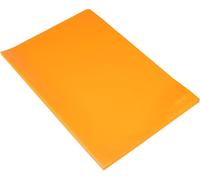 Tzf-K34001 Lot De 10 Porte-Documents A4 En Polypropylène 120 Microns Transparent Grainé Orange 31 X 21,6 X 0,4