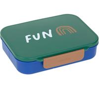 Tzf-Lässig Boîte À Pain Pour Enfants Boîte À Déjeuner Sans Bpa Avec Séparation Amovible/Bento-Lunchbox Little Gang Rainbow Green