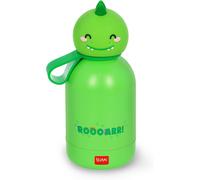 Tzf-Legami - Bouteille D'eau Pour Enfants Hot&cold Bff, Dino, Double Couche En Acier Inoxydable 18/8 Avec Fermeture Hermétique, Garde Le Chaud Pendant 12 H Et Le Froid Pendant 24 H, Capacité 310 Ml
