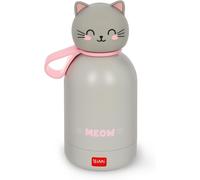 Tzf-Legami - Bouteille D'eau Pour Enfants Hot&cold Bff, Kitty, Double Couche En Acier Inoxydable 18/8 Avec Fermeture Hermétique, Garde Le Chaud Pendant 12 H Et Le Froid Pendant 24 H, Capacité 310 Ml