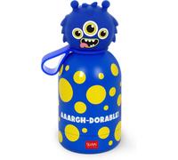 Tzf-Legami - Bouteille D'eau Pour Enfants Hot&cold Bff, Monster, Double Couche En Acier Inoxydable 18/8 Avec Fermeture Hermétique, Garde Le Chaud Pendant 12 H Et Le Froid Pendant 24 H, Capacité 310 M