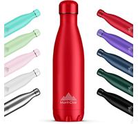 Tzf-L'o Gourde Isotherme - Bouteille Isotherme Sans Bpa - Gourde Inox 750ml, 24h Froid & 12h Chaud - Bouteille D'eau En Acier - 750ml, Rouge