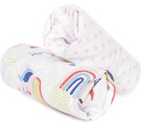 Tzf-Lot De 2 Draps Housse 140x70 Cm Pour Bebe En 100% Pure Et Doux Coton Certifiè, Draps Ajustables Pour Lit & Berceau Avec Beaux Motifs Unisexes, Made In Eu