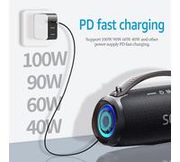 TZF-MagicConn SH-CP05A Câble d'alimentation USB Type C PD vers DC(55x25)-5V
